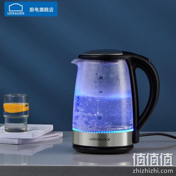 LOCK&LOCK 乐扣乐扣 高硼硅玻璃热水壶 2L 69元包邮（双重优惠） 值值值-买手聚集的地方