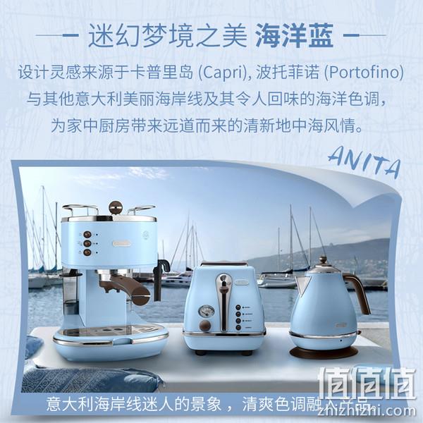 88VIP会员，De'Longhi 德龙 复古系列 ECO310 泵压式半自动咖啡机  3色 996.55元包邮包税（双重优惠） 值值值-买手聚集的地方