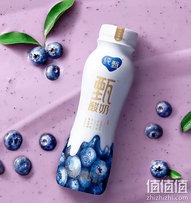 蒙牛 纯甄 甄酸奶蓝莓风味酸奶 230g*10瓶 新低39.9元包邮（需领券） 值值值-买手聚集的地方