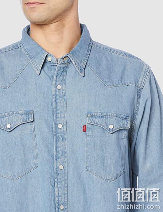 Levi's 李维斯 男士经典牛仔衬衣 268.08元 值值值-买手聚集的地方