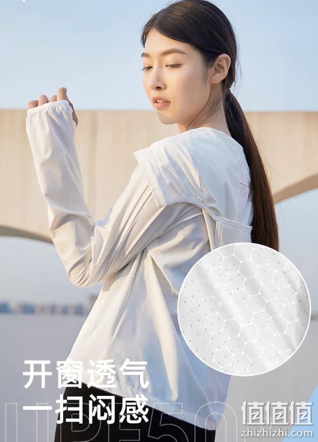 VVC 女士UPF50连帽护脸防晒衣 多色 68元包邮（需领券） 值值值-买手聚集的地方