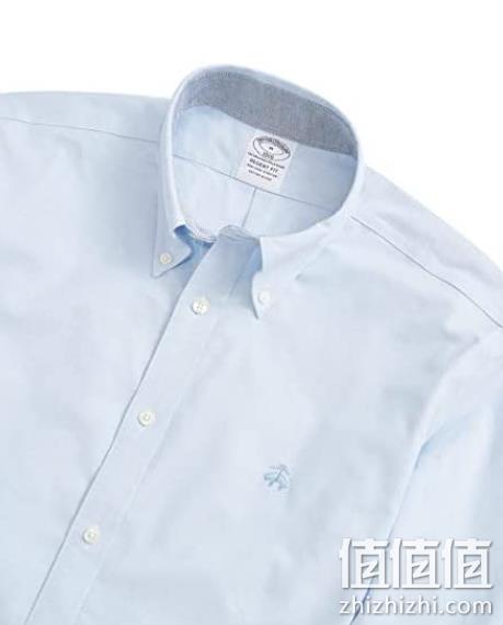 Brooks Brothers 布克兄弟 男士免烫弹力牛津长袖衬衫 409.19元 值值值-买手聚集的地方