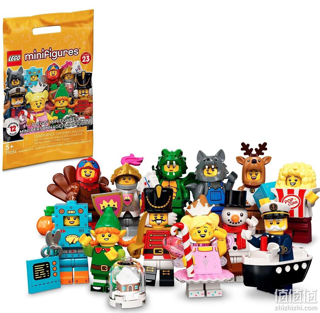 LEGO 乐高 迷你公仔系列 71034 12个公仔装 155元 值值值-买手聚集的地方