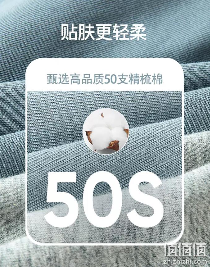 网易严选 男式50S精梳棉抑菌平角内裤 4条装 64元包邮（需领券） 值值值-买手聚集的地方