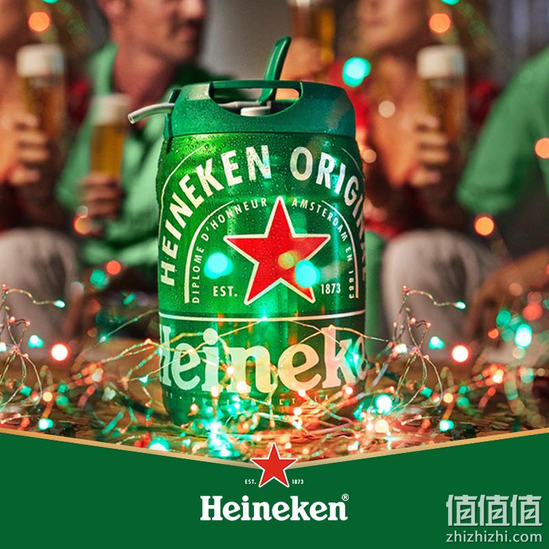 88VIP会员，荷兰原装进口 Heineken 喜力啤酒 铁金刚 5L桶装 91.6元包邮（返20元猫超卡后） 值值值-买手聚集的地方