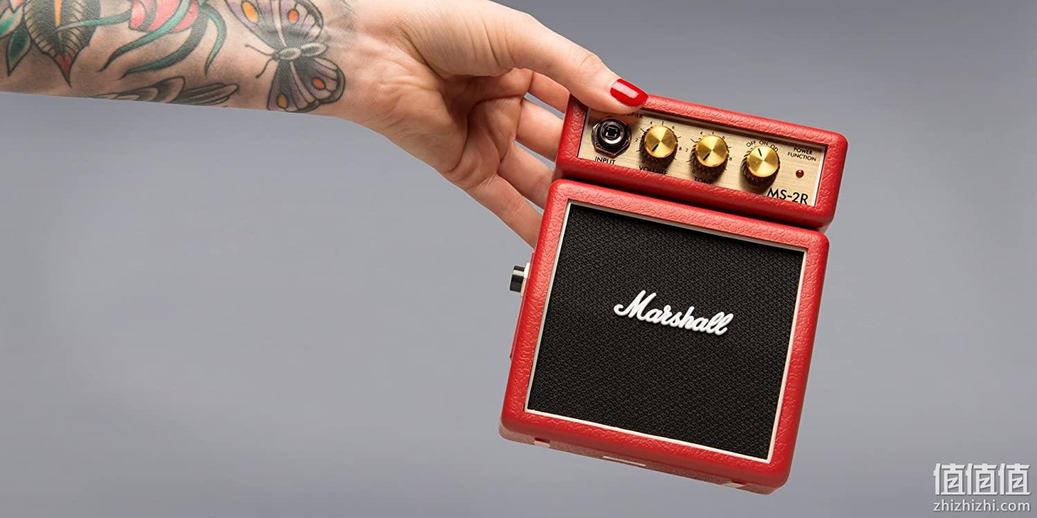 亚马逊销冠！Marshall 马歇尔 迷你Stack系列 MS-2R 微型电吉他音箱 248.35元（可3件92折） 值值值-买手聚集的地方