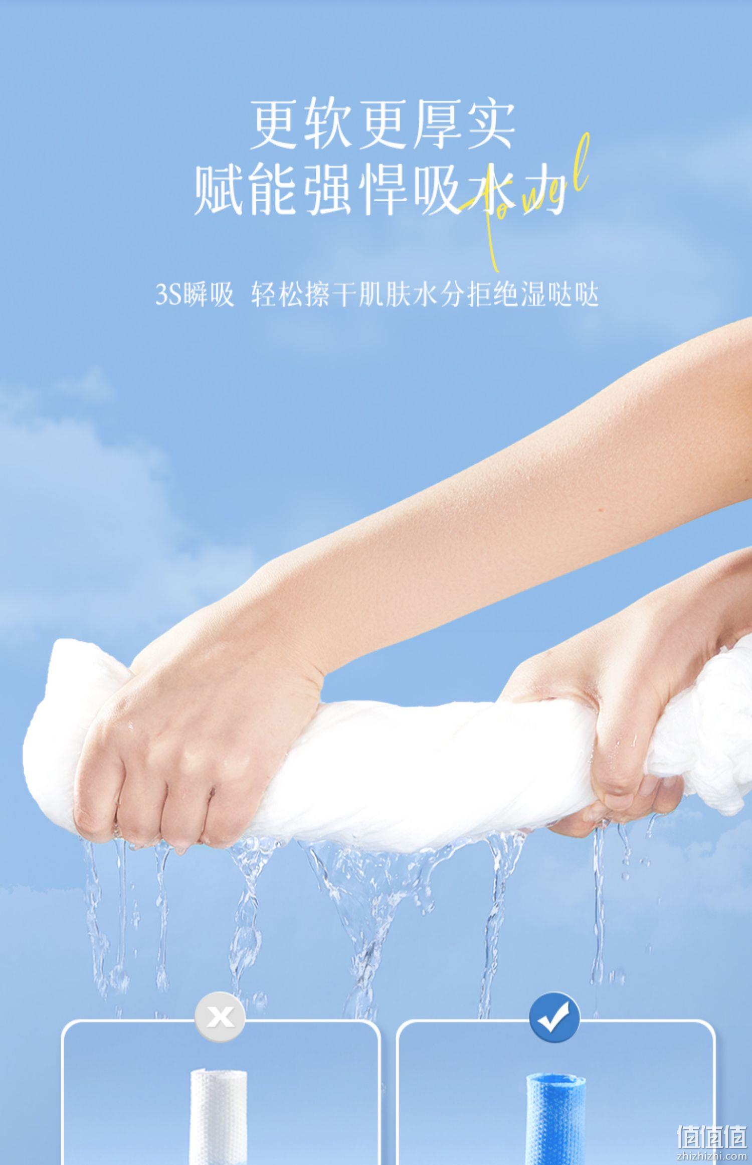 健美创研 加厚一次性浴巾70×140cm*5包 12.9元包邮（需用券） 值值值-买手聚集的地方