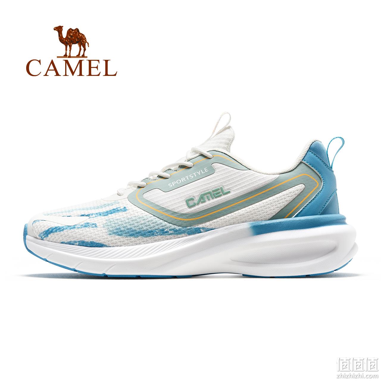 Camel 骆驼 羽墨 情侣款透气高弹缓震运动鞋 多色 139元包邮（双重优惠） 值值值-买手聚集的地方