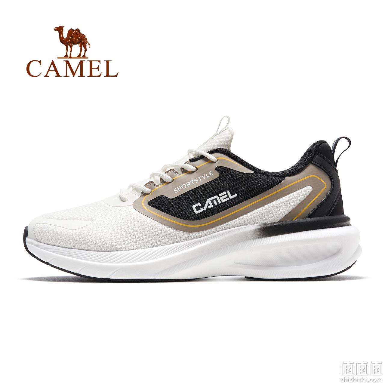 Camel 骆驼 羽墨 情侣款透气高弹缓震运动鞋 多色 139元包邮（双重优惠） 值值值-买手聚集的地方