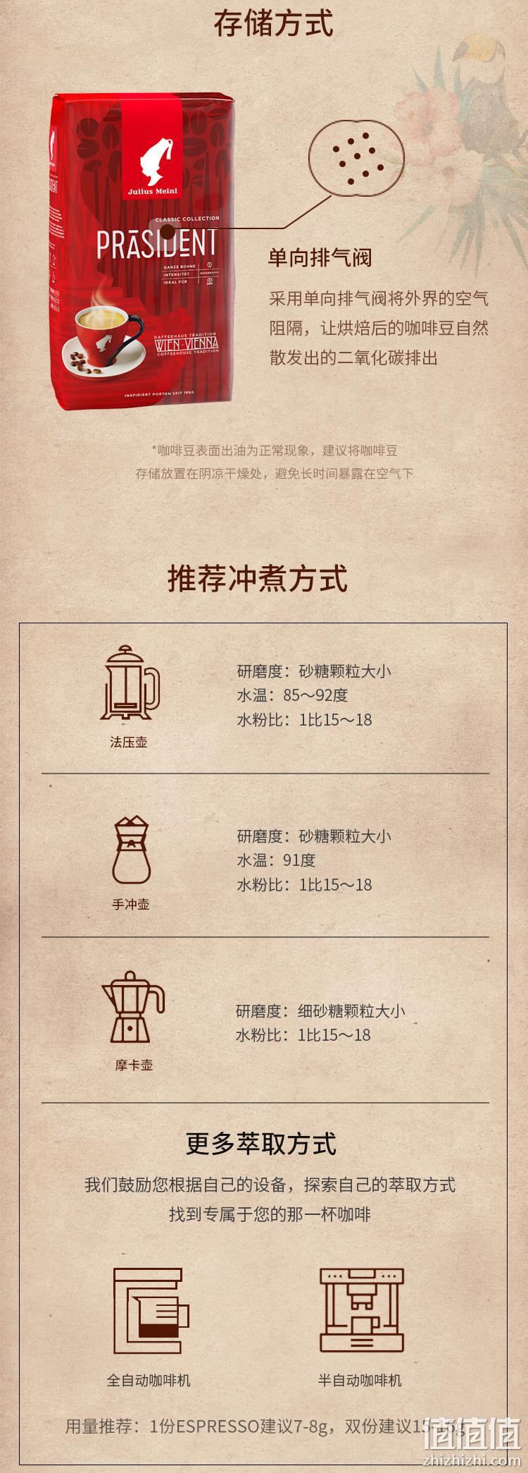 奥地利百年国宝咖啡品牌，Julius Meinl 小红帽 绯红年华 咖啡豆 500g 66.15元包邮（多重优惠） 值值值-买手聚集的地方