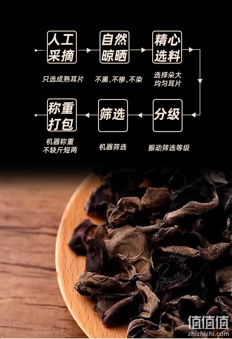 国家双地理标志产品，秋雷 陕西柞水木耳干货 105g 15.9元包邮（需领券） 值值值-买手聚集的地方