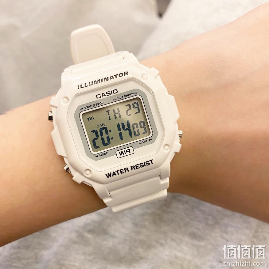 亚马逊销冠！Casio卡西欧 F-108系列中性复古运动电子手表 93.18元 值值值-买手聚集的地方