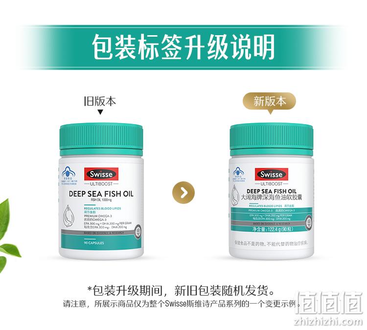 Swisse 斯维诗 大阔海牌深海鱼油软胶囊 90粒 49元包邮包税（需用券） 值值值-买手聚集的地方