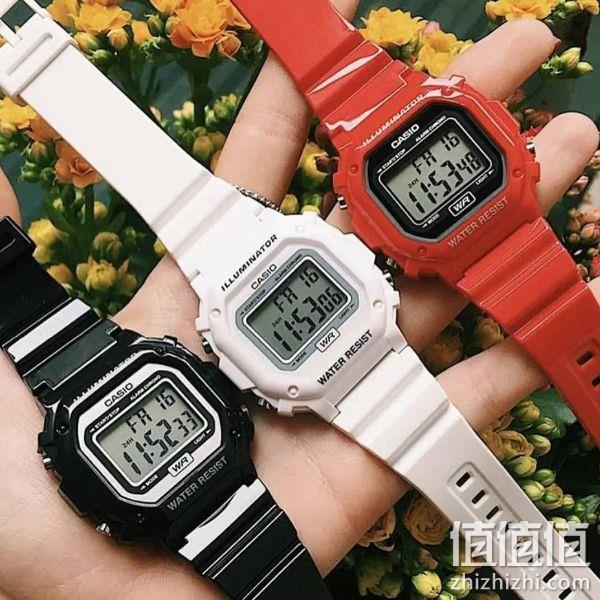 亚马逊销冠！Casio卡西欧 F-108系列中性复古运动电子手表 93.18元 值值值-买手聚集的地方