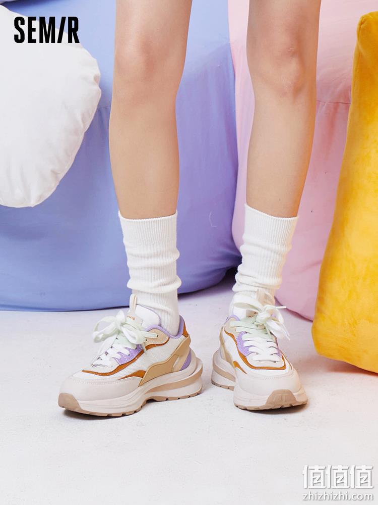 Semir 森马 女士运动鞋复古老爹鞋合集 39.99元包邮起（需用券） 值值值-买手聚集的地方
