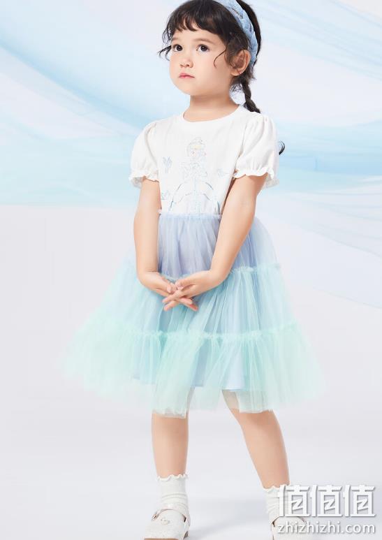 Balabala 巴拉巴拉 女童网纱连衣裙（90-140cm）3色 74.9元包邮（需领券） 值值值-买手聚集的地方