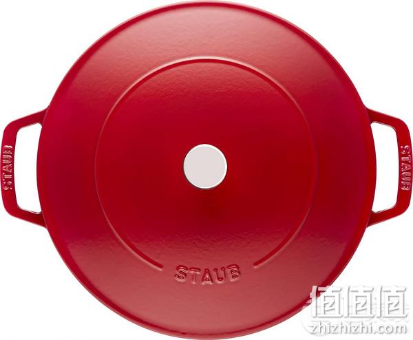 法国国宝级，Staub 珐宝 40511-474-0 圆形带盖铸铁砂锅 28cm 1067元 值值值-买手聚集的地方