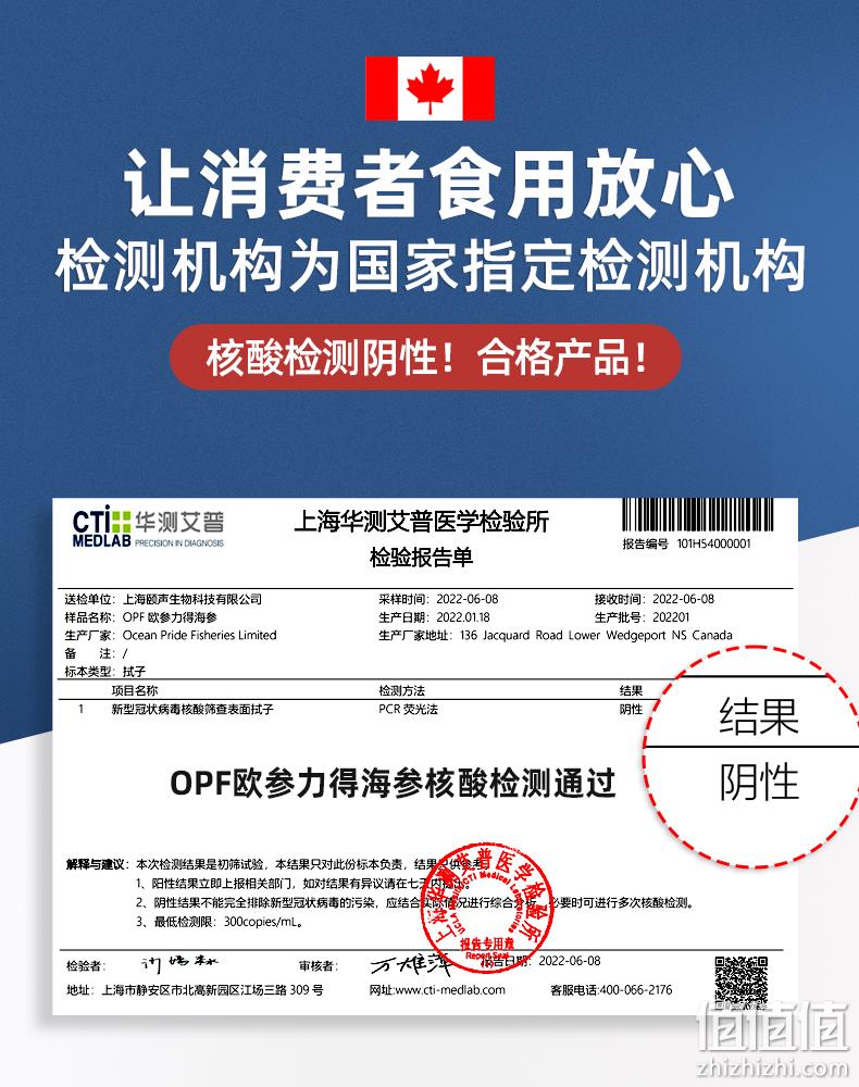 欧参力得 加拿大进口 OPF野生淡干北极海参18g（2-3只试吃装） 24.9元包邮（需领券） 值值值-买手聚集的地方