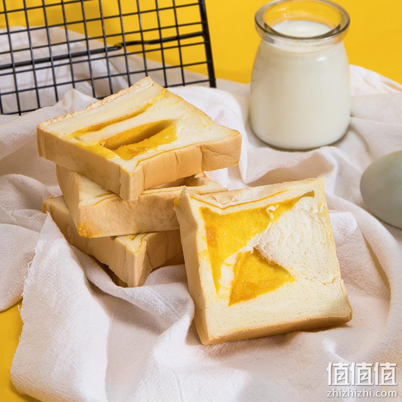 甜苦瓜 咸蛋黄/蔓越莓/豆乳/椰奶 纯奶夹心手撕面包 90g*4个 16.92元包邮（双重优惠） 值值值-买手聚集的地方