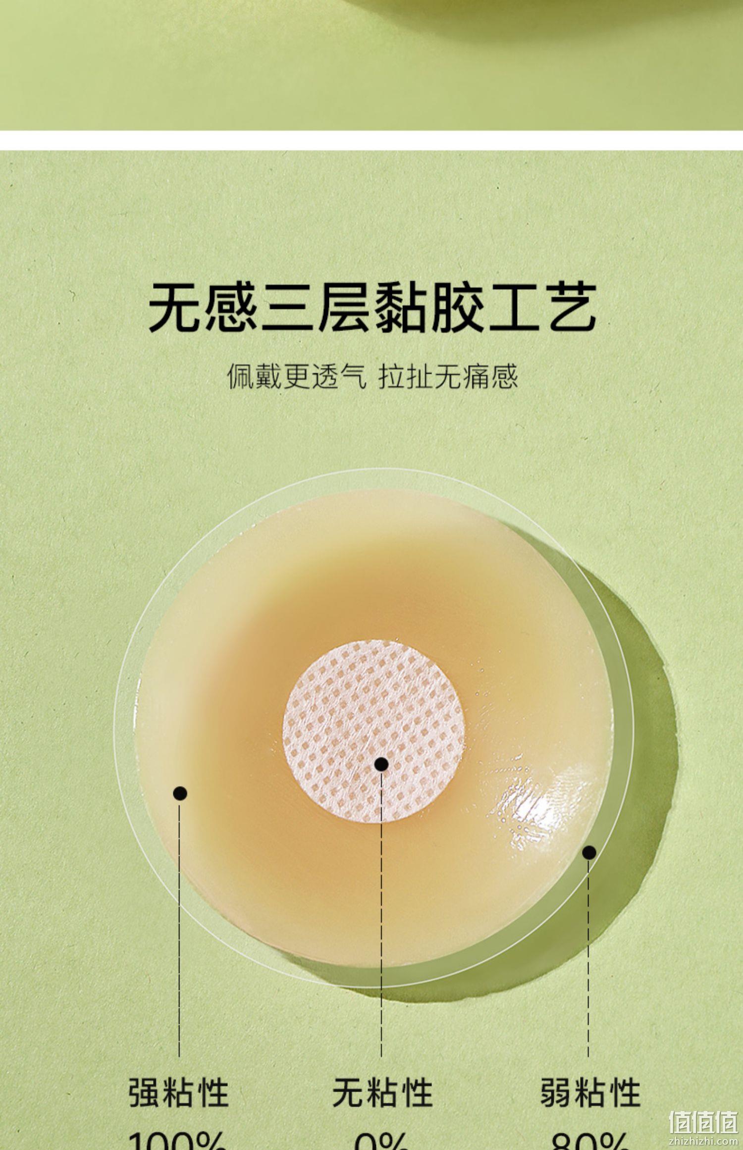 宝娜斯 硅胶隐形提拉胸贴 6对 19.9元包邮（需领券） 值值值-买手聚集的地方
