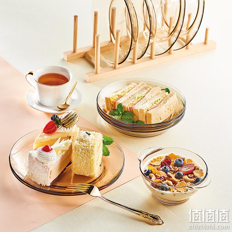 Pyrex 美国康宁 琥珀九棱玻璃杯277ml*2个 新低19元包邮（需领券） 值值值-买手聚集的地方