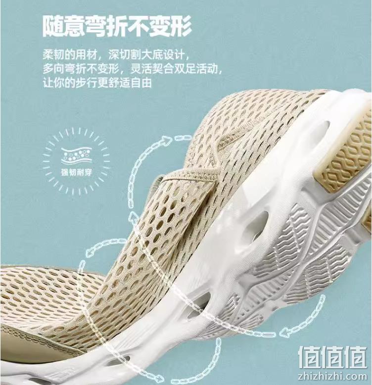 Camel 骆驼 2023夏季新款 男女同款轻盈凉爽两穿网面休闲鞋 119元包邮（双重优惠） 值值值-买手聚集的地方