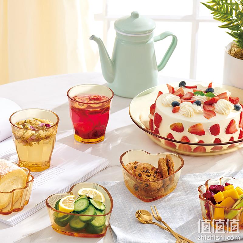 Pyrex 美国康宁 琥珀九棱玻璃杯277ml*2个 新低19元包邮（需领券） 值值值-买手聚集的地方