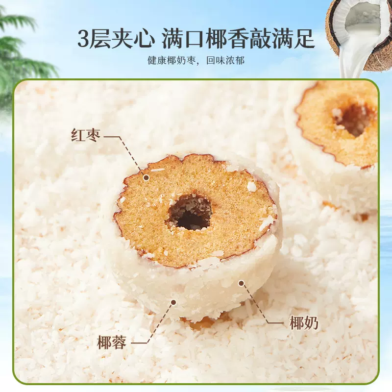 好想你 去核椰奶枣128g*2袋 15.9 元包邮（需领券） 值值值-买手聚集的地方