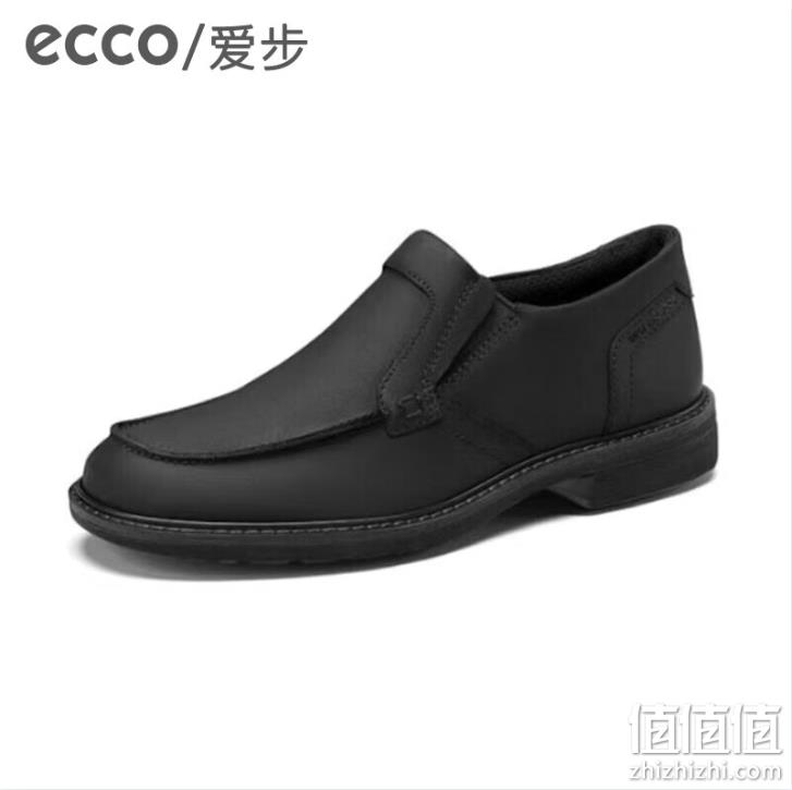 2023年新款，Ecco 爱步 Turn II扭转系列 男士一脚蹬防水皮鞋 503834 514.73元 值值值-买手聚集的地方