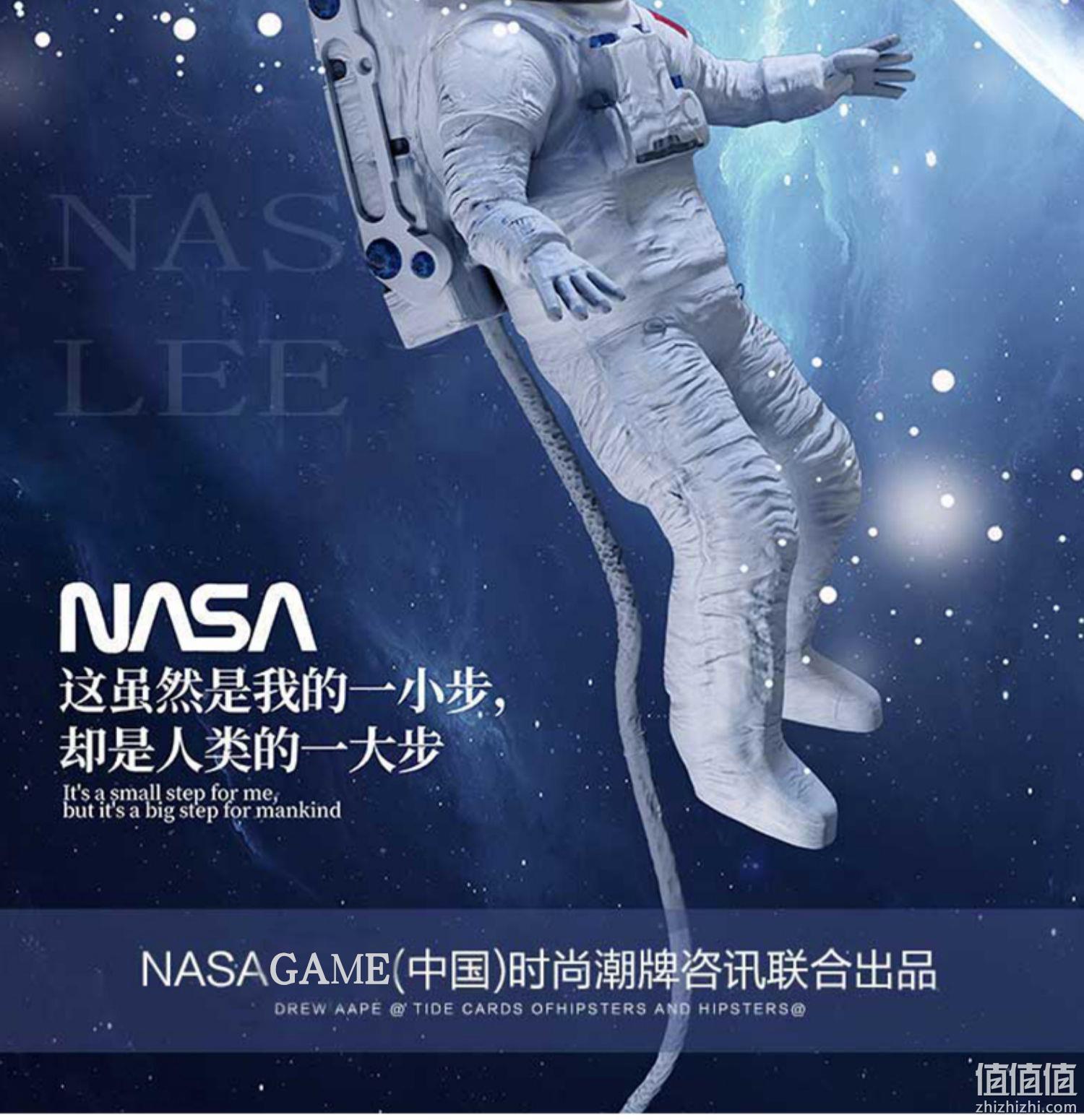 NASA GAME 官网联名款2023新款情侣纯棉短袖T恤 2件 多花色 49.8元包邮（24.9元/件） 值值值-买手聚集的地方