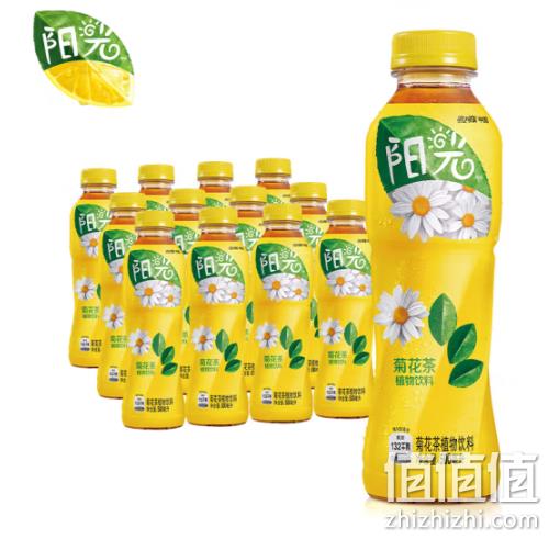 Coca-Cola 可口可乐 阳光 菊花植物茶饮料 500ml*12瓶 28.4元 值值值-买手聚集的地方