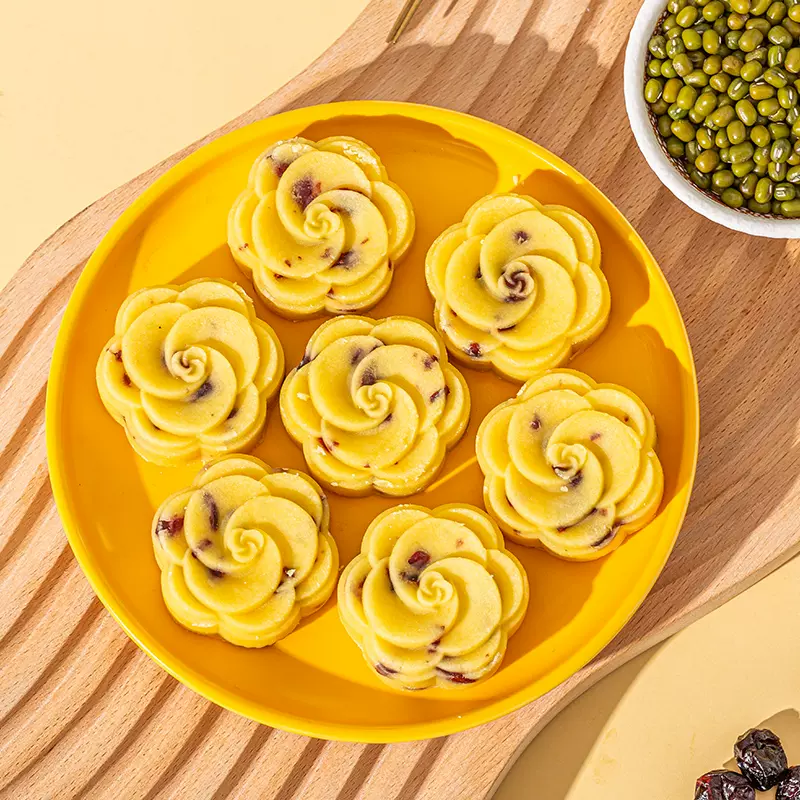 真真老老 原味/蔓越莓/杨枝甘露绿豆糕 150g*2盒（12枚） 9.9元包邮（需领券） 值值值-买手聚集的地方