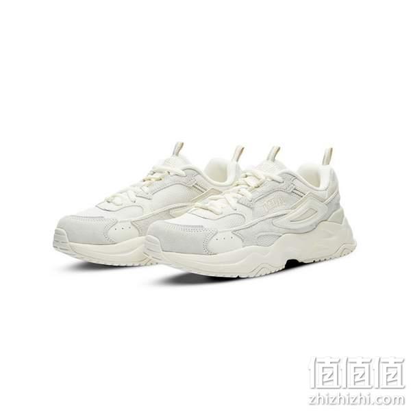 韩国进口，FILA 斐乐 Rayflide系列 女士羊皮拼接复古运动月牙鞋 3色 370.27元包税包邮（下单立减） 值值值-买手聚集的地方