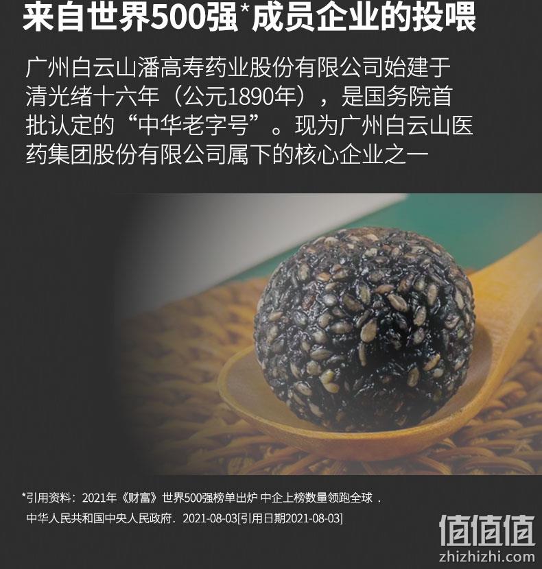 中华老字号，潘高寿 九蒸九晒黑芝麻丸 54g 5.8元包邮（需领券） 值值值-买手聚集的地方