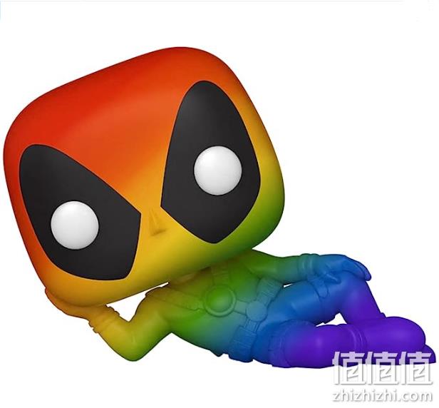 亚马逊销冠！Funko POP！漫威系列 彩虹死侍 手办公仔 56979 51.85元 值值值-买手聚集的地方