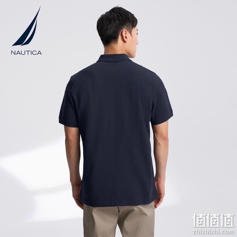 Nautica 诺帝卡 男士棉氨柔滑短袖POL0衫 KX2100 多色 新低159元包邮（需领券） 值值值-买手聚集的地方