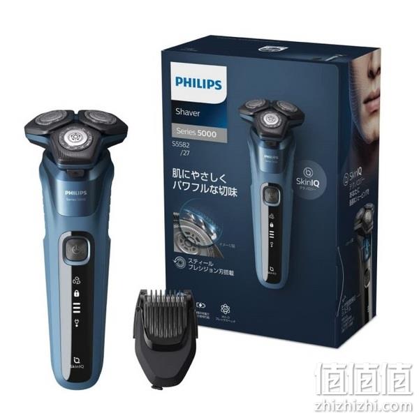 2022年型号，Philips 飞利浦 5000系列 S5582/27 干湿两用电动剃须刀 新低547.21元 值值值-买手聚集的地方