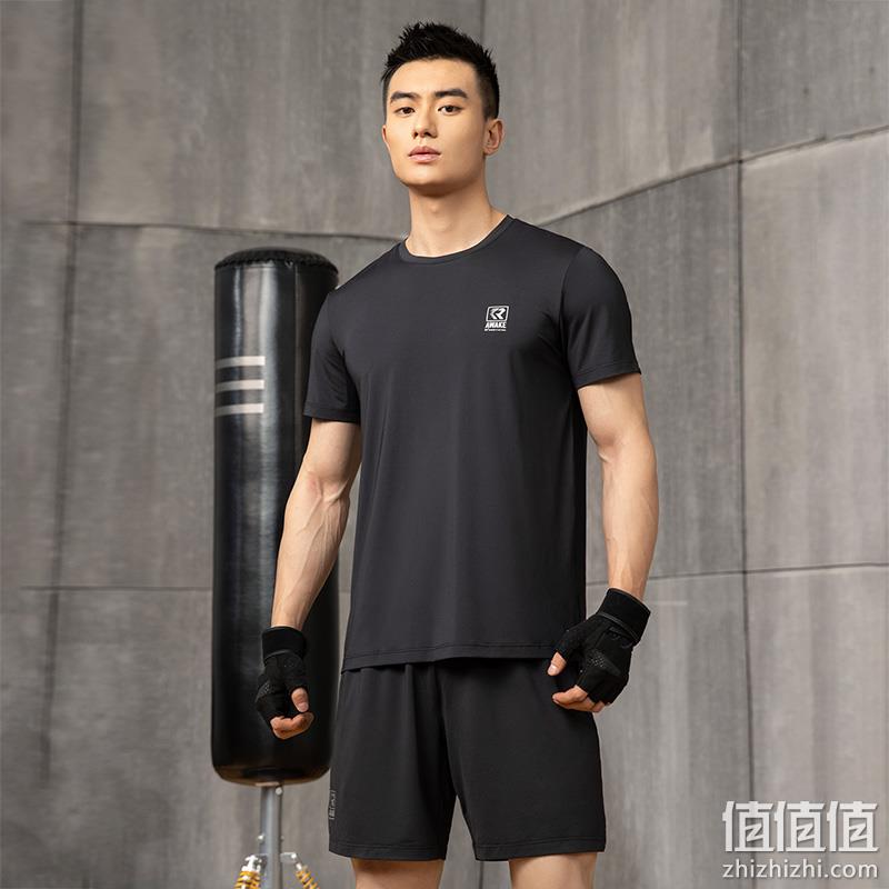361度 男士速干T恤+短裤运动套装/女士网纱拼接束脚速干长裤 新低49元包邮（需用券） 值值值-买手聚集的地方