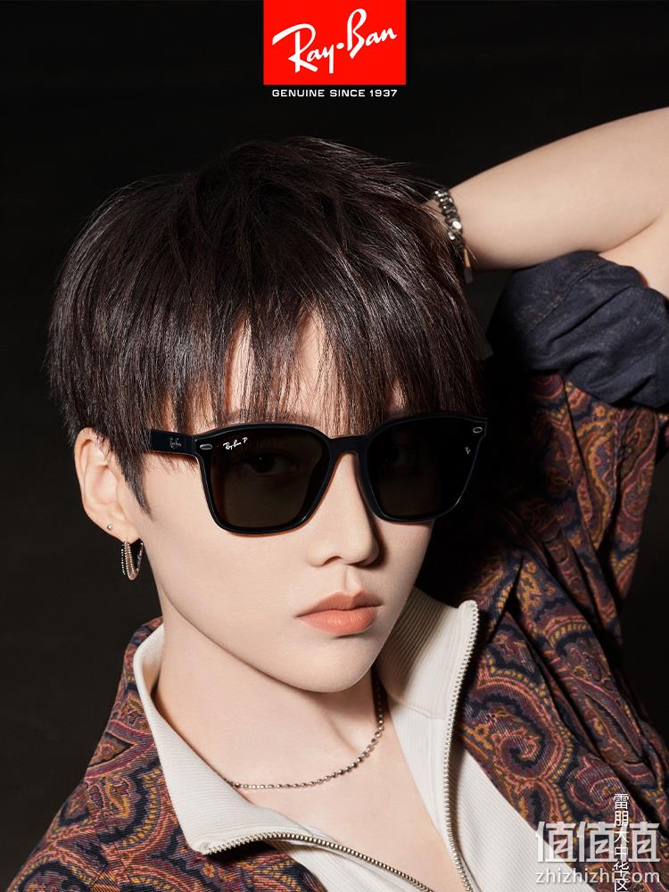 2023年新品，Ray-Ban 雷朋 0RB4392D 时尚方框太阳镜 690.5元包邮（双重优惠） 值值值-买手聚集的地方