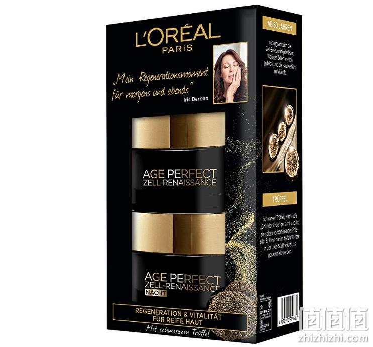 L'Oreal Paris 巴黎欧莱雅 Age Perfect系列 黑松露日霜晚霜面部护理套装 156元 值值值-买手聚集的地方