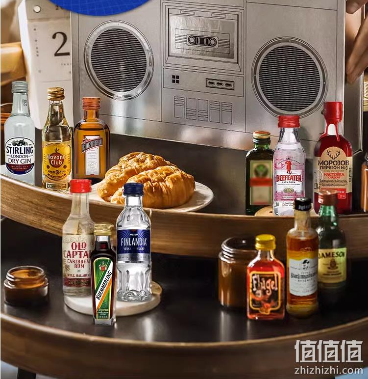 自营名酒组合，野格/莫罗3号/尊美醇/君度等12款小酒收音机礼盒装（50ml*12瓶） 235.6元包税包邮（双重优惠） 值值值-买手聚集的地方