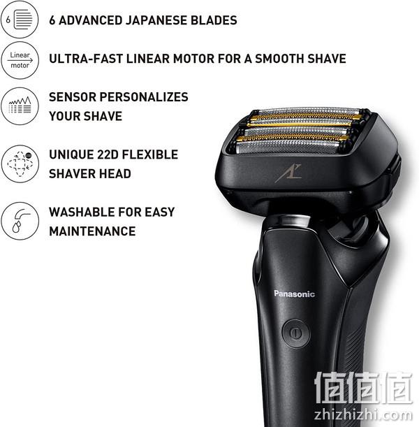 直降100元！Panasonic 松下 900+系列 ES-LS6A 旗舰6刀头电动剃须刀 Prime会员日特价1587元 值值值-买手聚集的地方