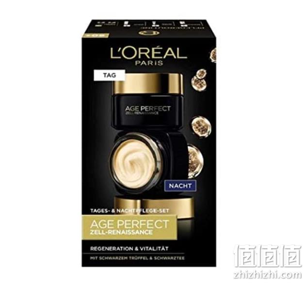 L'Oreal Paris 巴黎欧莱雅 Age Perfect系列 黑松露日霜晚霜面部护理套装 156元 值值值-买手聚集的地方