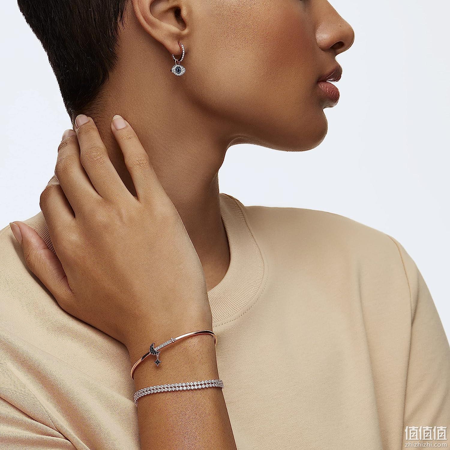 Swarovski 施华洛世奇 Subtle 女士玫瑰金双层水晶手链5224182 405.68元 值值值-买手聚集的地方
