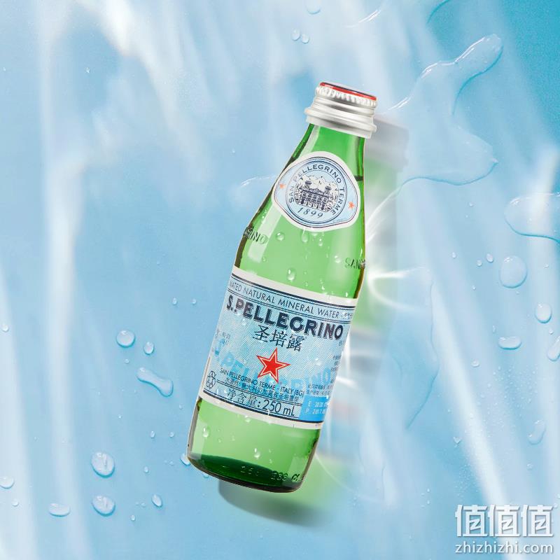 意大利进口，S.PELLECRINO 圣培露 充气天然矿泉水 玻璃瓶 250ml*6瓶 29.2元包邮（双重优惠） 值值值-买手聚集的地方