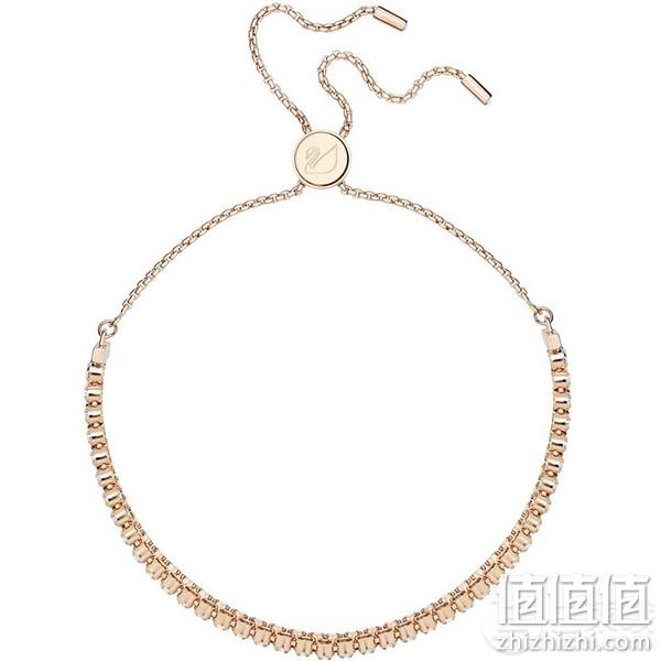 Swarovski 施华洛世奇 Subtle 女士玫瑰金双层水晶手链5224182 405.68元 值值值-买手聚集的地方