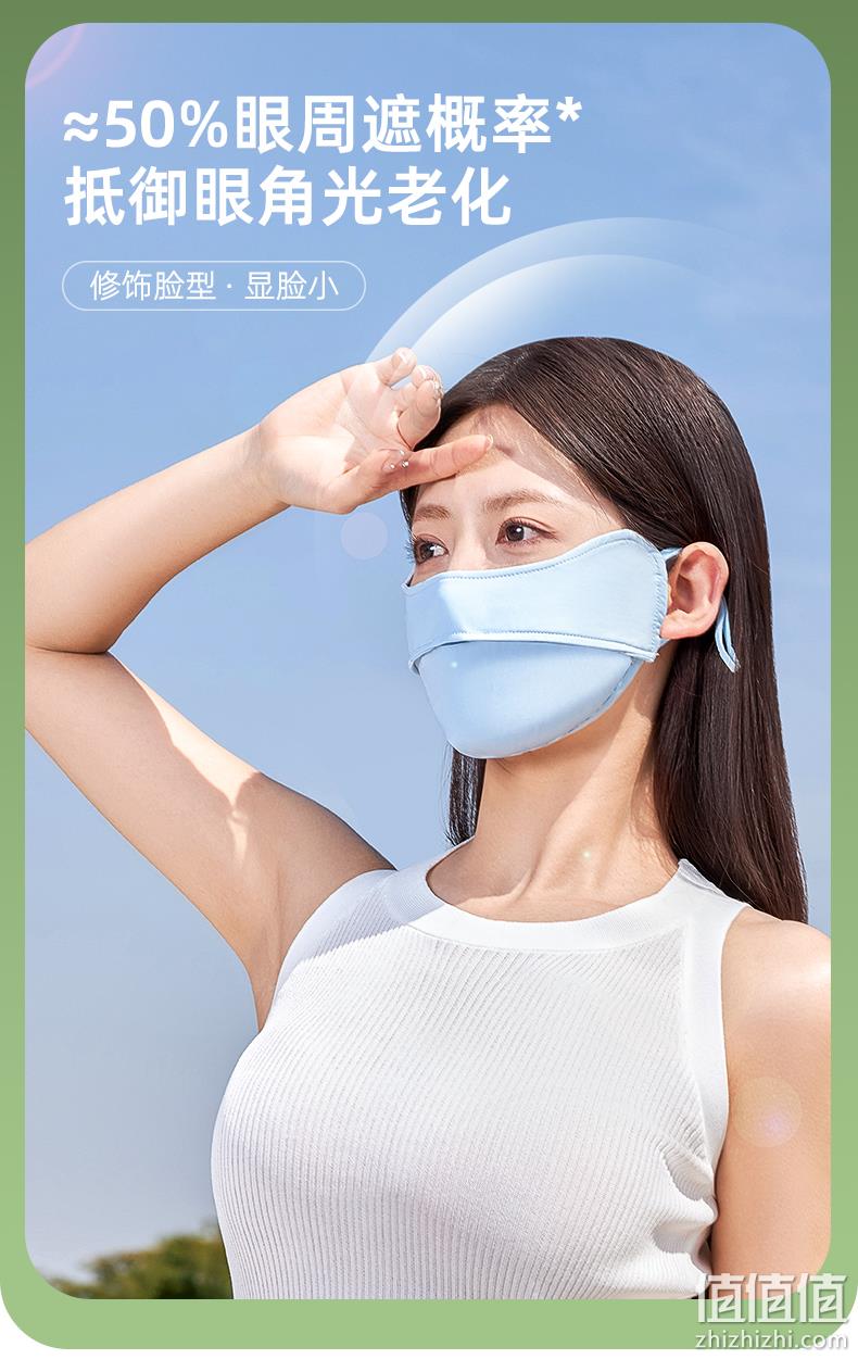 Bonas 宝娜斯 1985高定系列 腮红护眼角冰丝防晒口罩*2件 UPF50+ 多色 19.9元包邮（9.9元/个） 值值值-买手聚集的地方
