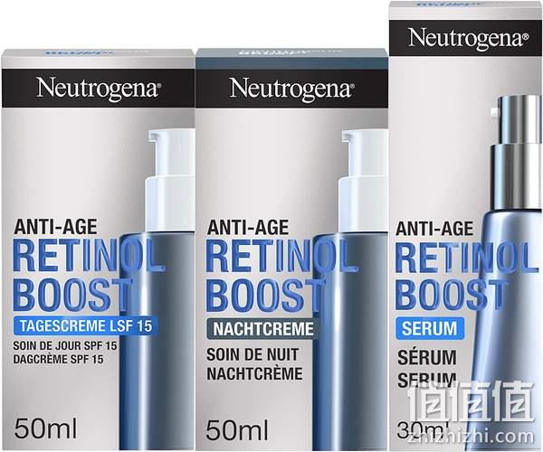 新低！露得清 Retinol Boost 面部护理套装 日霜50ml+晚霜50ml+精华30ml Prime会员日特价183.36元 值值值-买手聚集的地方