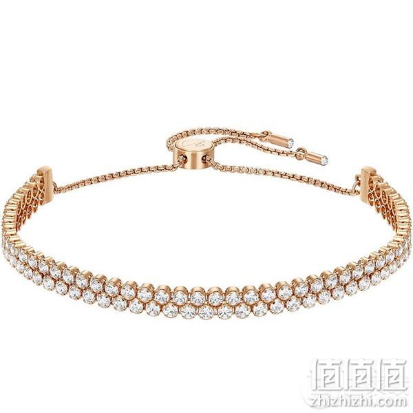 Swarovski 施华洛世奇 Subtle 女士玫瑰金双层水晶手链5224182 405.68元 值值值-买手聚集的地方