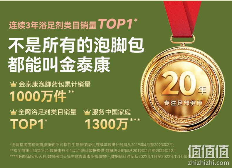 金泰康 草本24味足浴粉30g*30袋 9.8元包邮（需领券） 值值值-买手聚集的地方